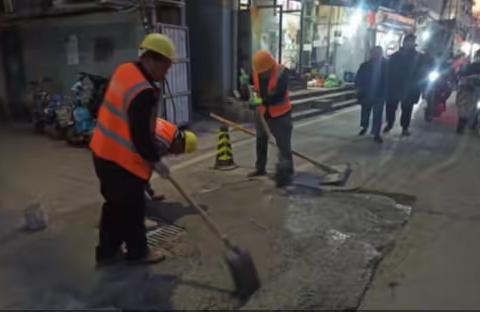 补路面 通水道 剪枝丫 — 祁庄社区基建服务暖心坎