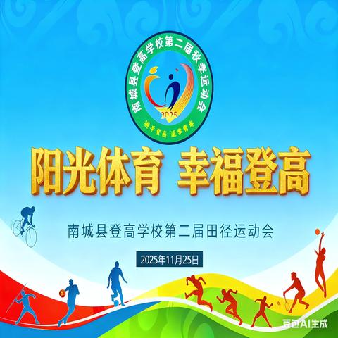 登高逐光，燃动秋运——南城县登高学校第二届秋季运动会纪实