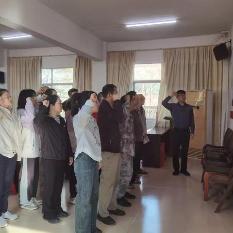 初心映党费 忠诚践使命——细水乡2月集中缴纳党费主题党日活动