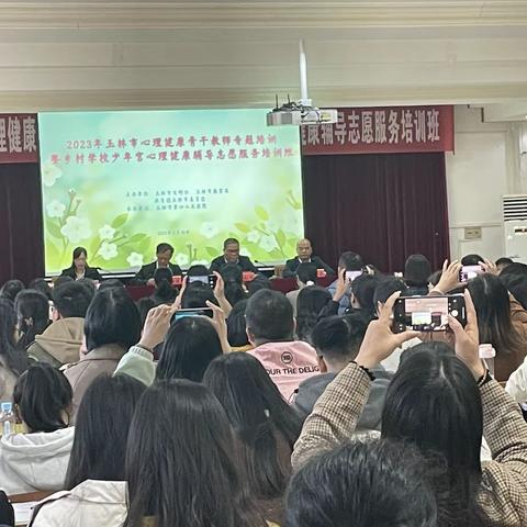 专家引领，用“心”护航——玉林市心理健康骨干教师专题培训