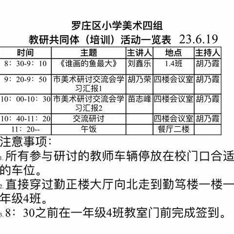 教研携手学无止境，学思并肩润物无声——小学美术四组教研共同体教研活动