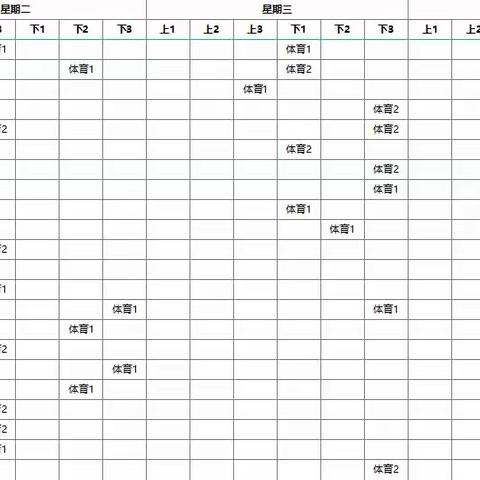 2022年度宿豫区文昌小学体育课表及课外活动总表公示