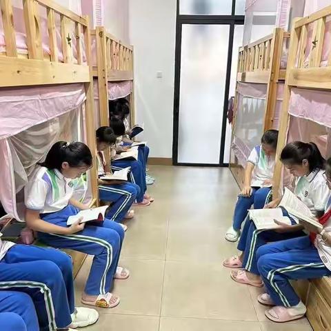 中山华实小学校区开展宿舍区绿色阅读活动