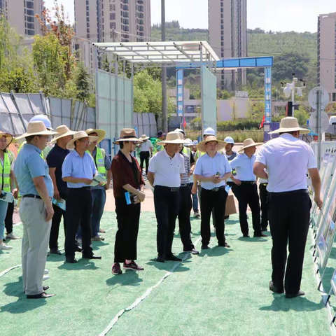 市人大农工委主任王芳一行视察红旗水库溢洪道及下游河道综合治理工程