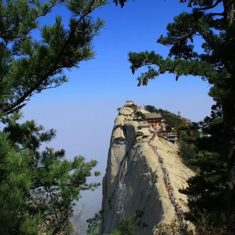 夜登华山