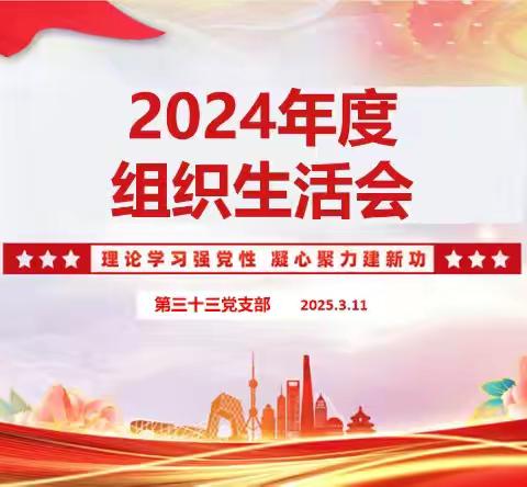内蒙古自治区脑科医院(精神卫生中心)第三十三党支部开展2024年组织生活会及民主评议党员