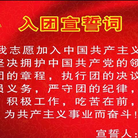 “学习二十大，永远跟党走，奋进新征程” ﻿——临湘市第五中学入团宣誓仪式