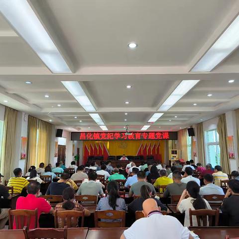 加强党纪学习  筑牢思想防线——昌化镇开展党纪学习教育专题党课