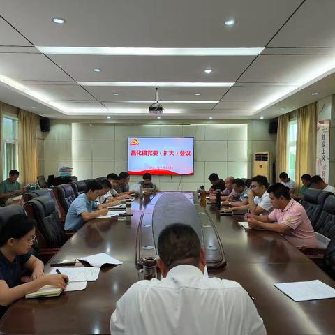 昌化镇召开党委（扩大）会议对党纪学习教育进行总结