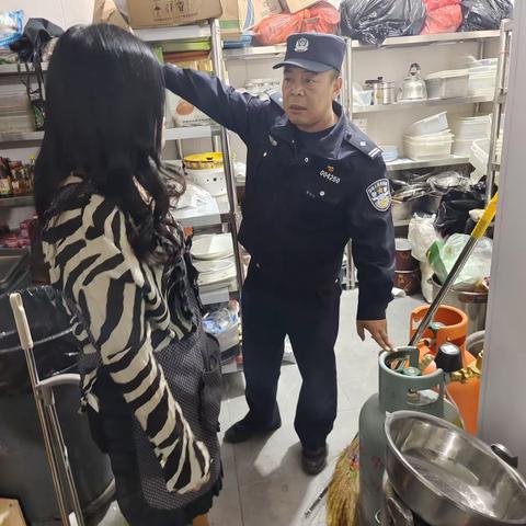 裕翔派出所深入辖区开展消防安全检查工作