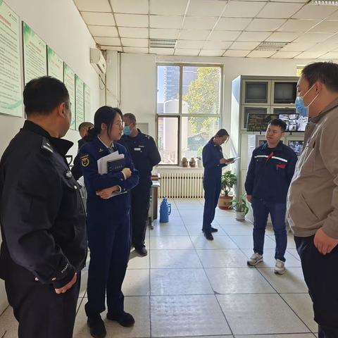 裕翔派出所联合消防大队对辖区平安医院进行全面检查