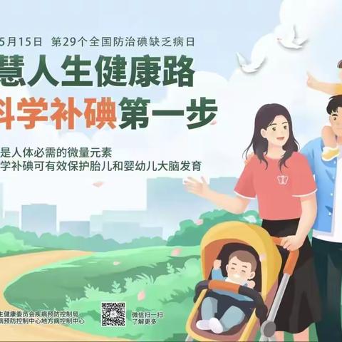 “智慧人生健康路 科学补碘第一步”金寨镇卫生院关于5.15日全国碘缺乏病日宣传