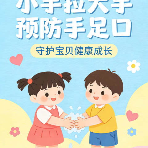【卫生保健】小手拉大手，预防手足口——西安航空学院幼儿园健康教育宣传