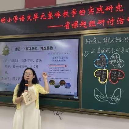 聚焦单元整体， 赋能数智课堂 ——晓港湾小学与镇泰实验小学、 瑞宝小学联合教研