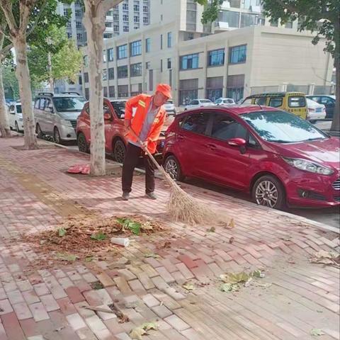 创城在行动|金乡县环卫服务中心及时做好雨后保洁工作