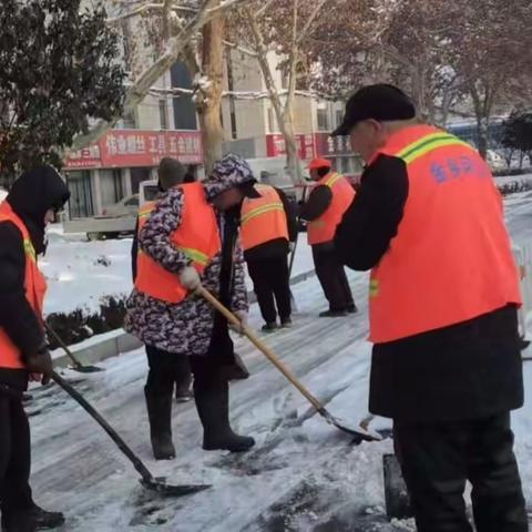 金乡环卫以雪为令   众志成城保畅通