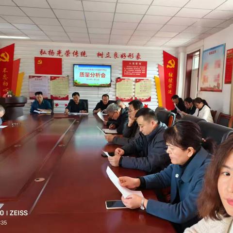 知不足而奋进——鲍沟中学八年级召开阶段性检测分析会