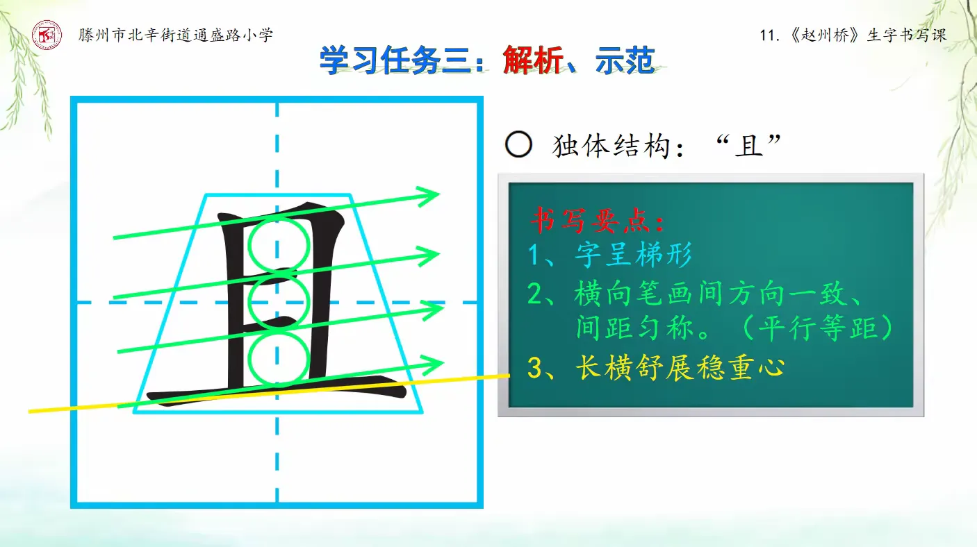 简篇-【品质北辛 和美通盛】北辛街道通盛路小学举行写字指导示范课观摩活动