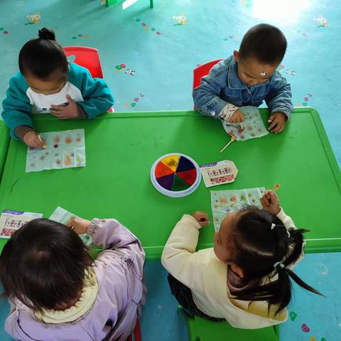 【幼儿成长】黄前镇中心幼儿园小班幼小衔接系列活动—“晕染无限”(之五)