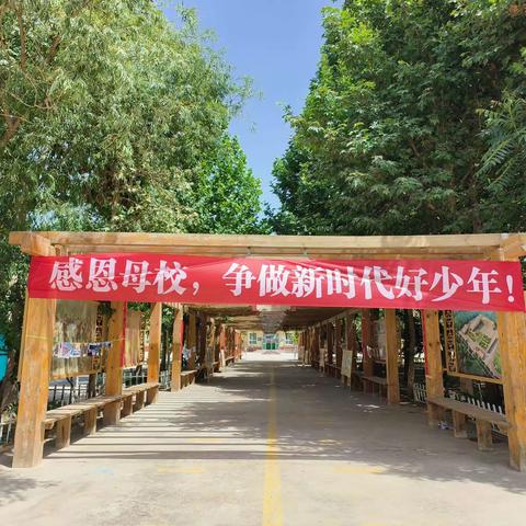 感恩母校，争做新时代好少年——策勒县策勒镇中心小学毕业纪念展