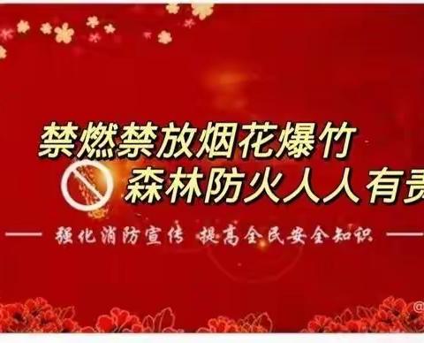 森林防火与严禁燃放烟花爆竹——马踏镇珊瑚小学