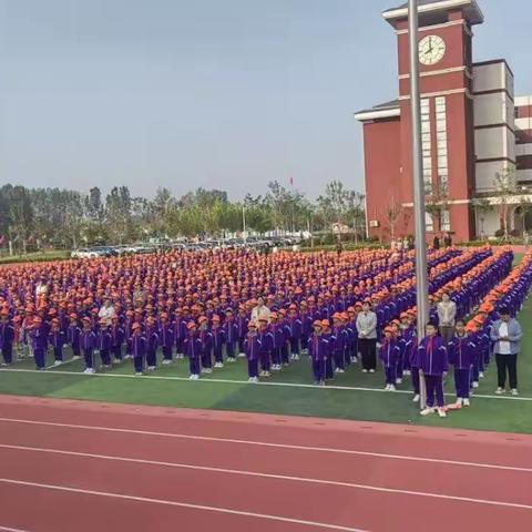 与秋相遇，不负“食”光——郑旺镇中心小学“珍惜粮食 从我做起”主题升旗仪式