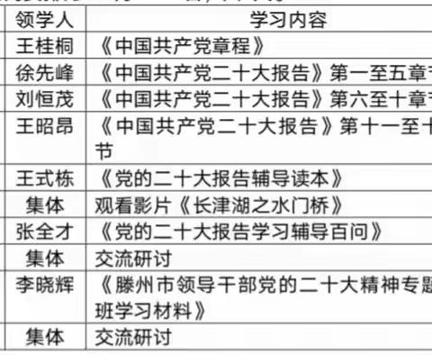 南沙河中学党支部“党的二十大精神”专题学习班暨集中轮训活动剪影