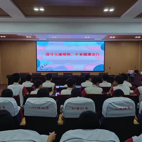 陵水县司法局群英司法所法治副校长走进南平学校 共筑交通安全防线