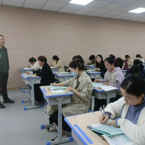 和庄镇中心学校小学段 语文、数学学科教师基本功大赛活动