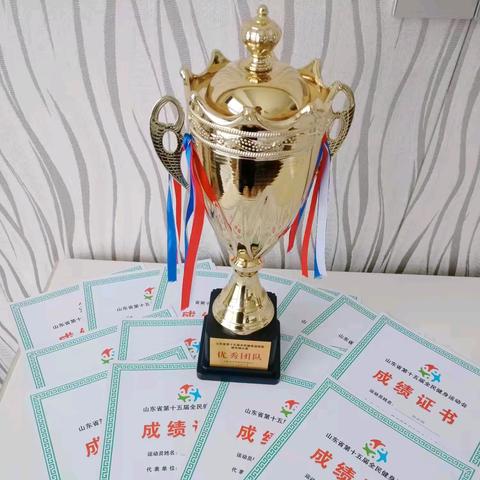 喜报：柴胡店镇中心小学获山东省十五届全民健身运动会齐舞项目一等奖及优秀团队奖