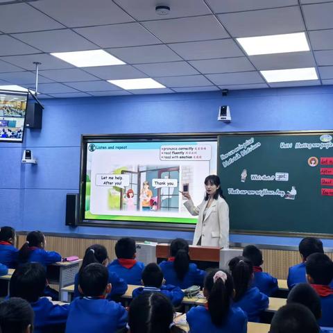 米脂县南关小学与西安市雁塔路小学扶智平台线上交流活动