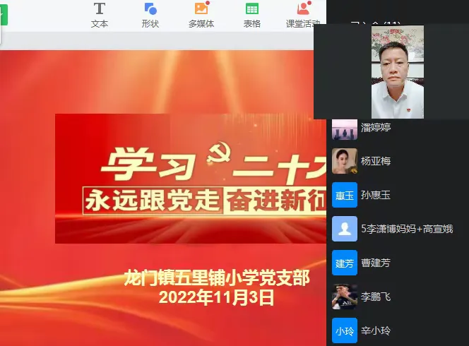 简篇-五里铺小学党支部开展“学习党的二十大精神、永远跟党走、奋进新征程”主题教育实践活动