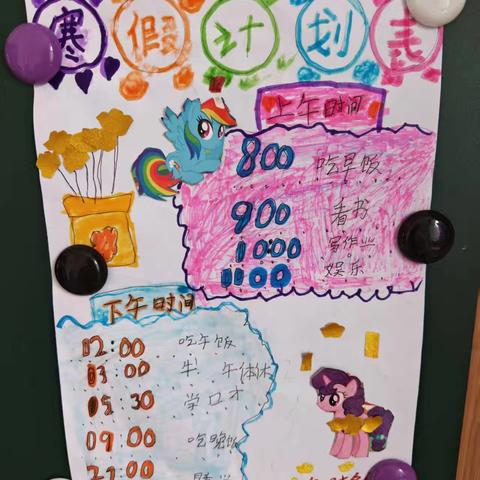 金蛇贺岁 多彩假期——2025年加区育才小学寒假特色实践作业——二年一班    董寿祺