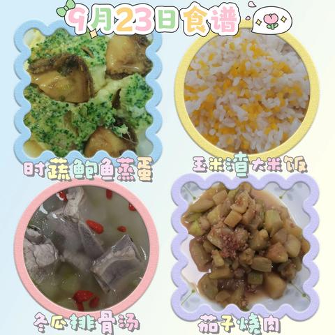 启航幼儿园第五周美食播报