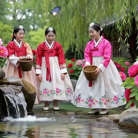샘물터에서 豆包AI+剪映生成