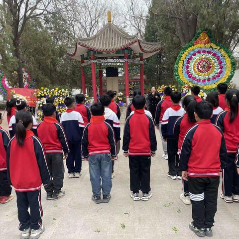 清明祭英烈 传承正当时——北沙小学清明节扫墓活动纪实