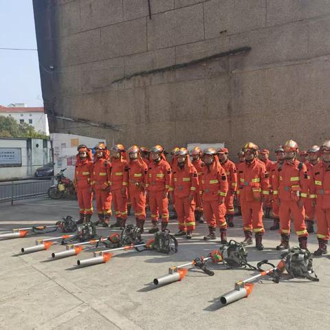 建宁县地方森林消防队伍开展实战化训练