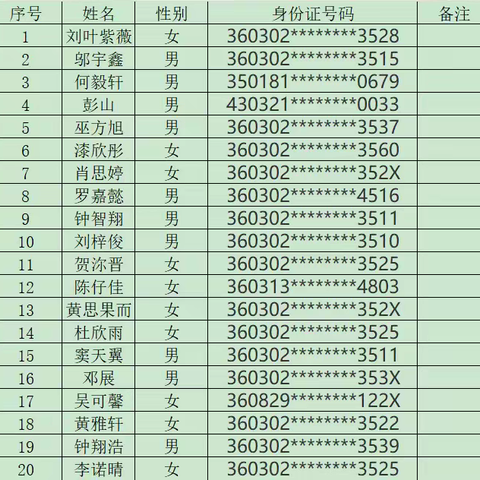 2024年秋季青山中学七年级新生录取公告