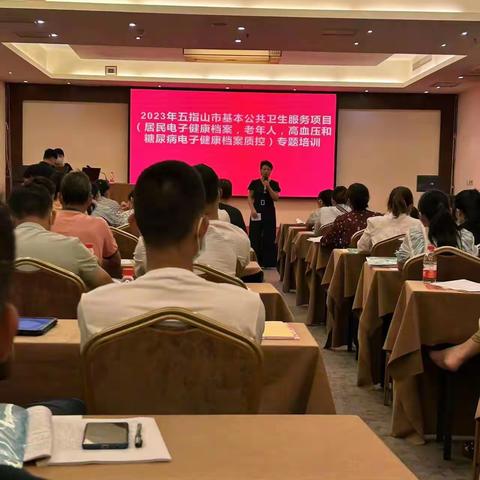 市卫健委举办了基本公共卫生服务项目专题培训