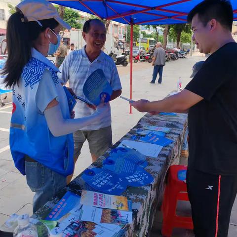 番阳镇政府农服中心进行农机安全宣传