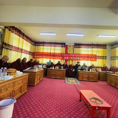 珍秦镇各寺院开展党的二十大精神、中央一号文件精神宣讲活动