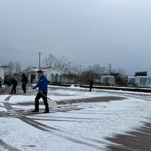 雨雪大风天气，海洋水务公司积极应对