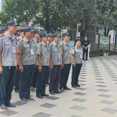 韩城市保安服务有限公司 “不忘初心四十年、砥砺前行护平安”保安行业主题宣传日活动