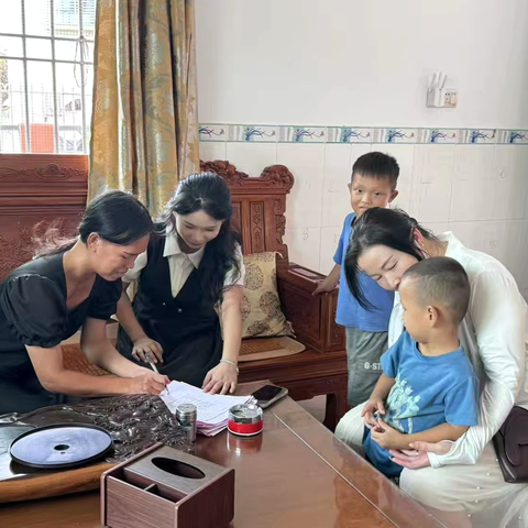 【西南镇黄塘幼儿园】2025年第十一期 黄塘幼儿园暑期家访活动温情回顾