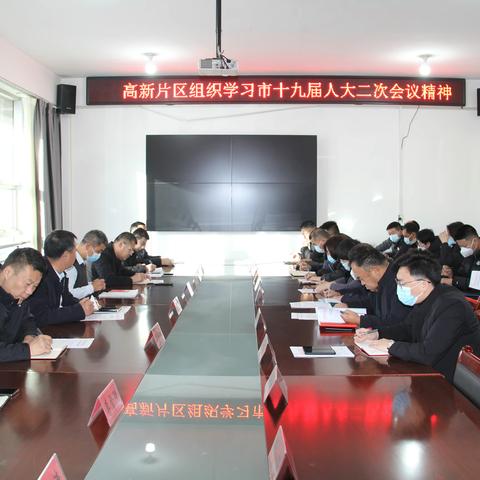 高新片区组织市镇两级人大代表 学习市十九届人大二次会议精神