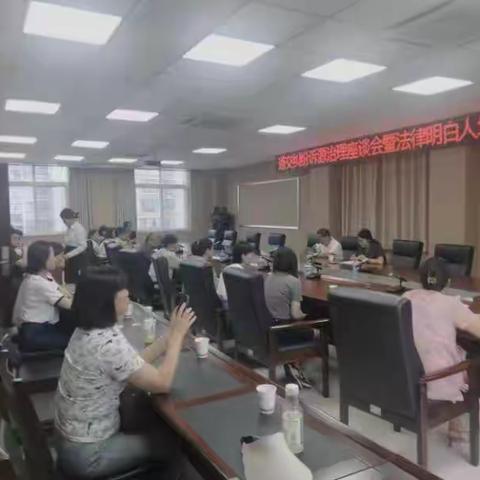 甘亭司法所组织法律明白人参加庭审活动和培训会