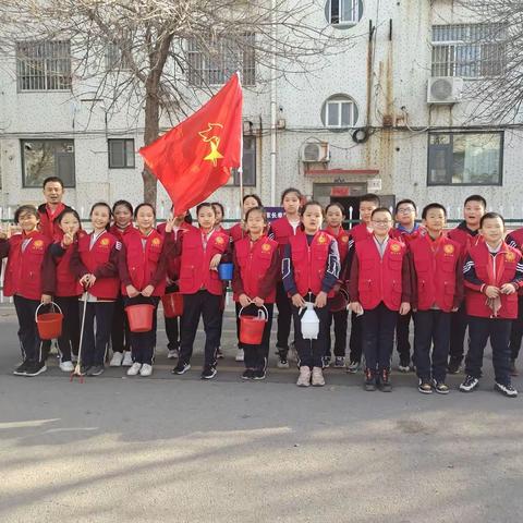 不负春光，劳动光荣！红领巾在行动    ——东营市海河小学少先队大队“学雷锋 干实事”活动纪实