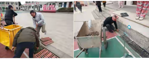 环境整治见成效 实干笃行显担当 ——里塔镇中心小学党支部开展环境整治办实事实践活动