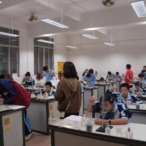 以赛促学亮技能 科学示范绽芳华 ——黄圃镇中学化学实验操作比赛圆满落幕
