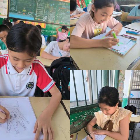 “约绘”美好，绘画童心——宁远县第二完全小学五(6)班绘画社团篇